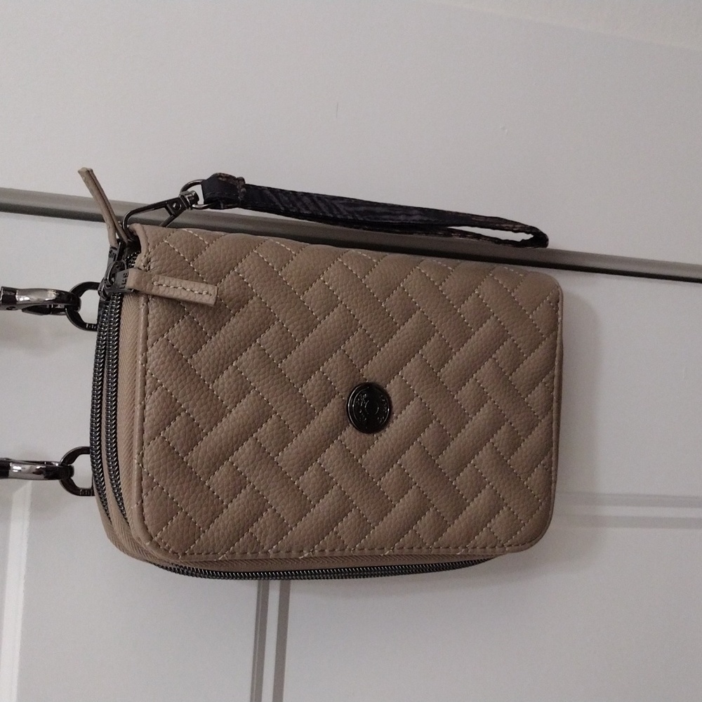 NWOT Lug VL Quickstep Sand Taupe Crossbody